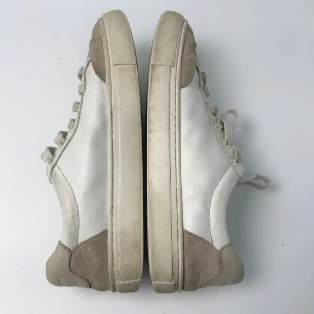 Tory‎ Burch Women's 7 Color Block Signature Logo Leather Sneaker Shoes